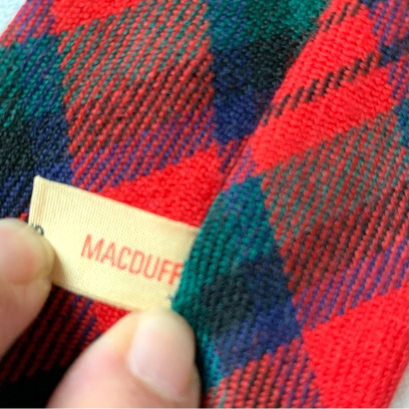 Lochcarron of Scotland MacDuff Tartan Plaid Wool Tie - Picture 5 of 14